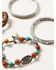 Image #3 - Shyanne Women's Canyon Sunset Turquoise Bangle Bracelet 4-Piece Set, Silver, hi-res