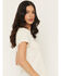 Image #2 - Idyllwind Women's Warren Boot Stitch Short Sleeve Tee, Cream, hi-res