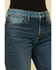 Driftwood Women’s Medium Wash Patchwork Flare Jeans, Blue, hi-res