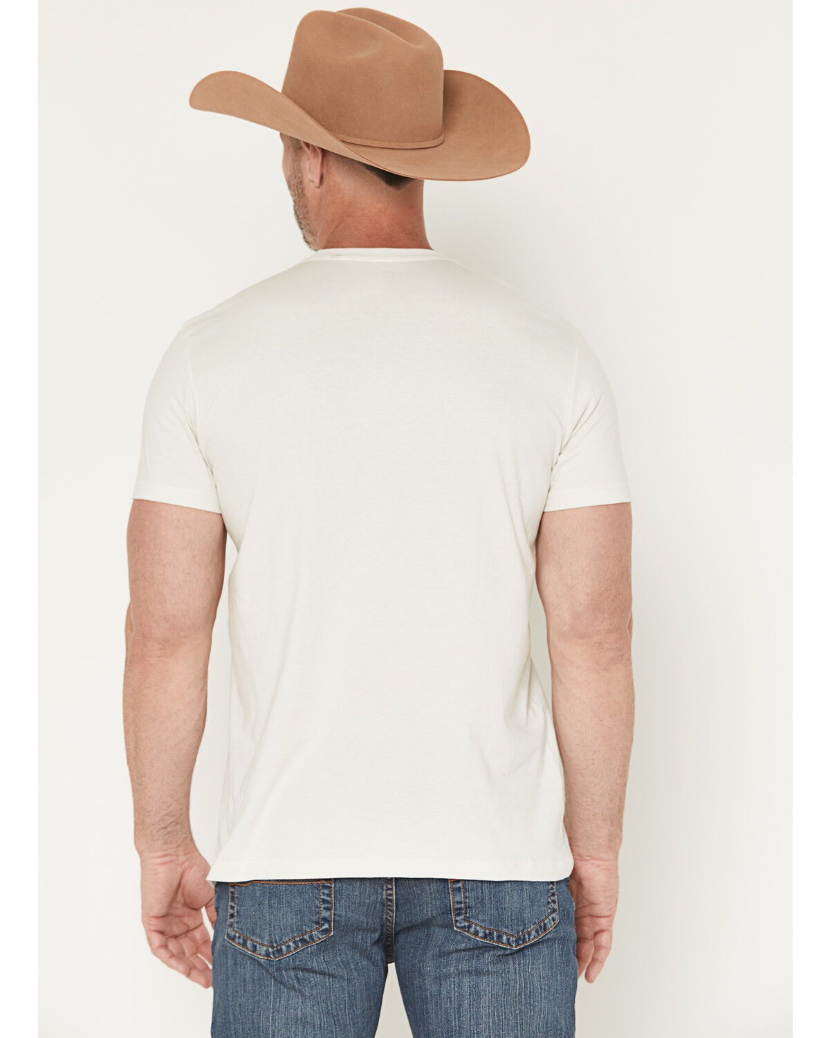 Image #4 - Cody James Men's American Whiskey Short Sleeve Graphic T-Shirt, Cream, hi-res