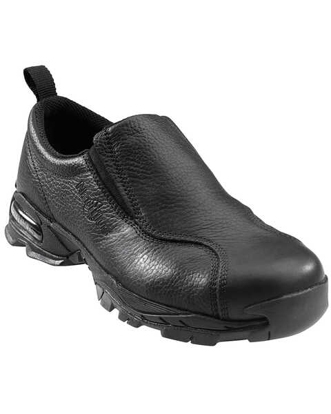Image #1 - Nautilus Women's ESD Slip-On Work Shoes - Steel Toe, Black, hi-res