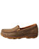 Image #3 - Twisted X Women's Slip-On Driving Shoes - Moc Toe, Brown, hi-res