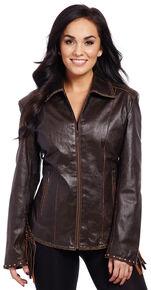 Women's Leather Coats & Suede Jackets: Fringe & More - Sheplers