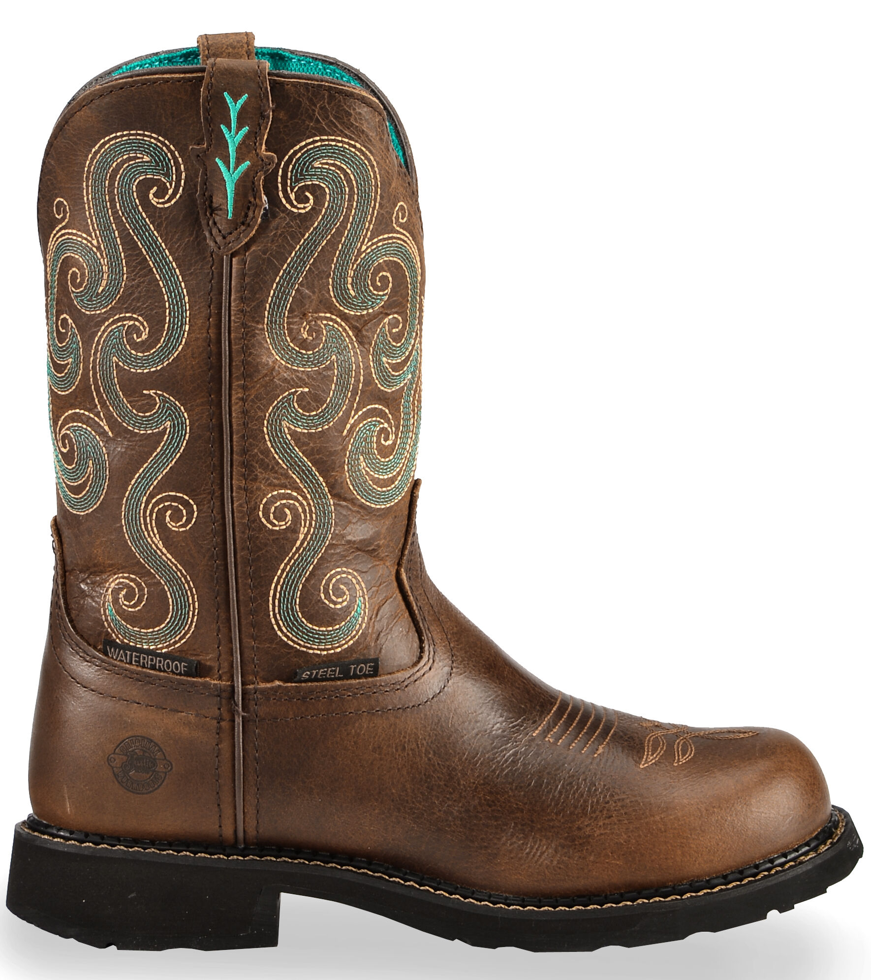 justin boots steel toe womens