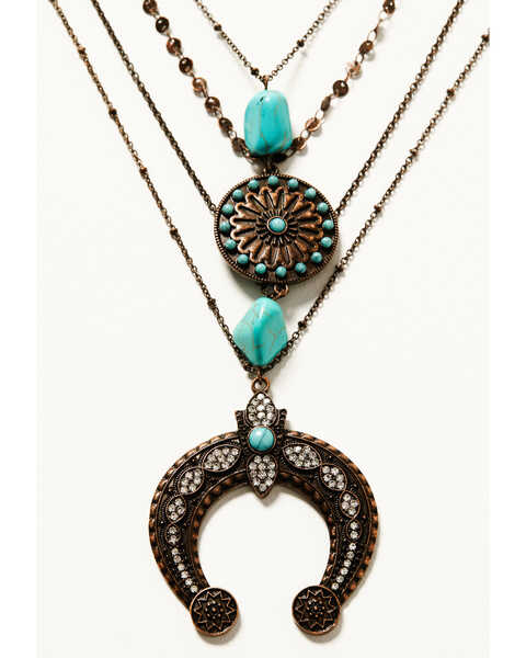 Image #2 - Shyanne Women's Mystic Skies Multi Layered Necklace, Rust Copper, hi-res