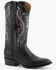 Image #1 - Ferrini Men's Exotic Teju Lizard Western Boots - Round Toe, Black, hi-res