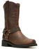 Image #1 - Harley Davidson Men's Hustin West Motorcycle Boots - Square Toe, Brown, hi-res