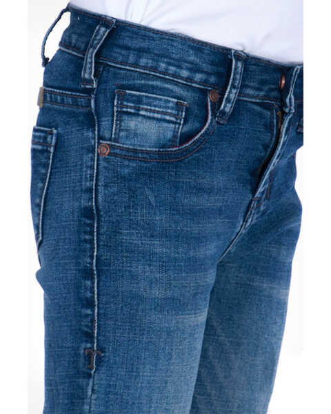 Image #5 - Cowgirl Tuff Girls' Medium Trouser Jeans , Blue, hi-res