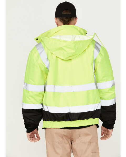 Image #4 - Hawx Men's 3-In-1 Bomber Work Jacket - Big and Tall, Yellow, hi-res