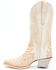 Image #4 - Dan Post Women's Caiman Print Western Boots - Snip Toe, Peach, hi-res