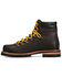 Image #3 - Frye Men's Hudson Hiker Lace-Up Boots - Round Toe , Chocolate, hi-res