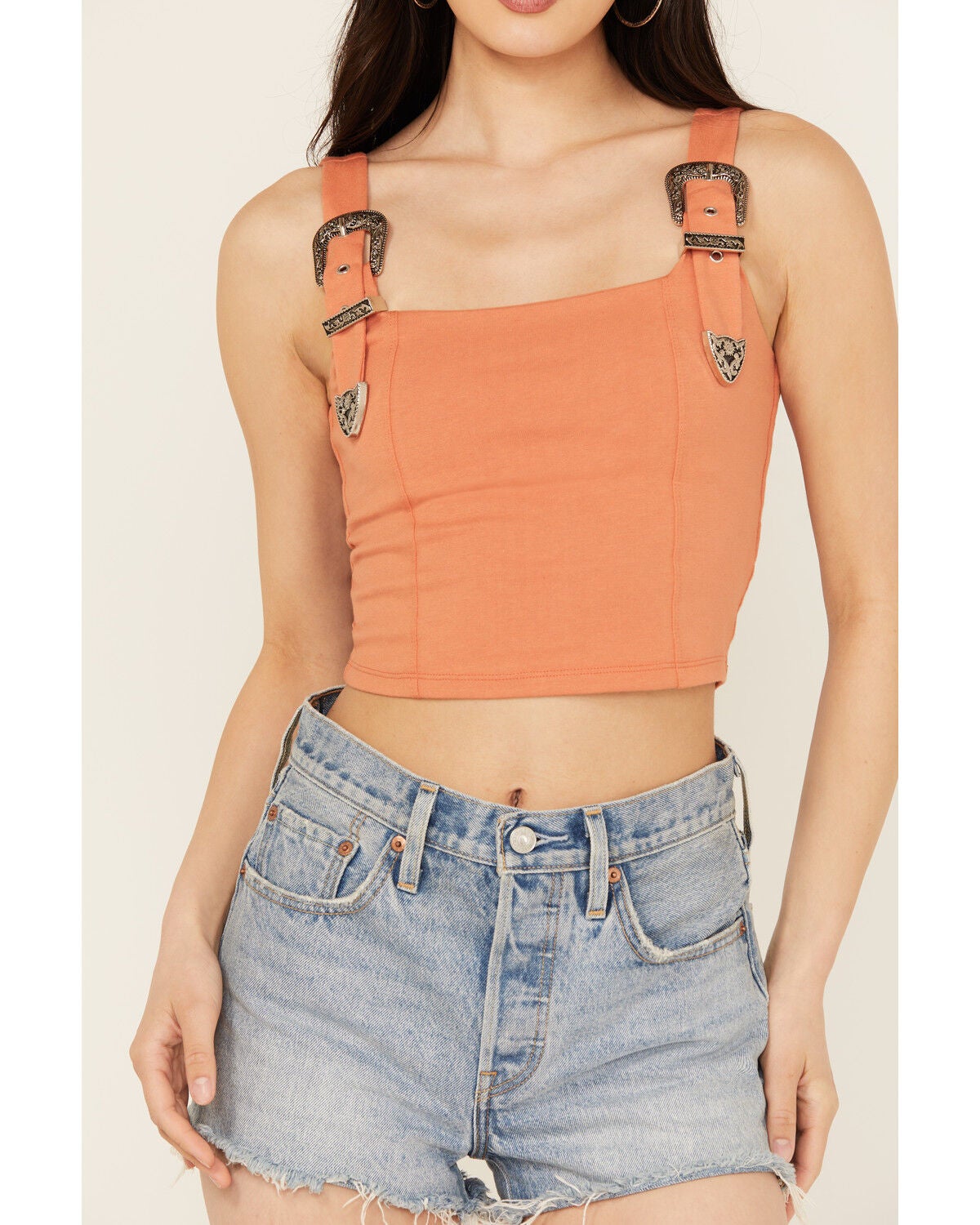 Image #3 - Rock & Roll Denim Women's Buckle Tank Top, , hi-res