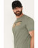 Image #2 - NRA Men's November Romeo Alpha Short Sleeve Graphic T-Shirt, Olive, hi-res