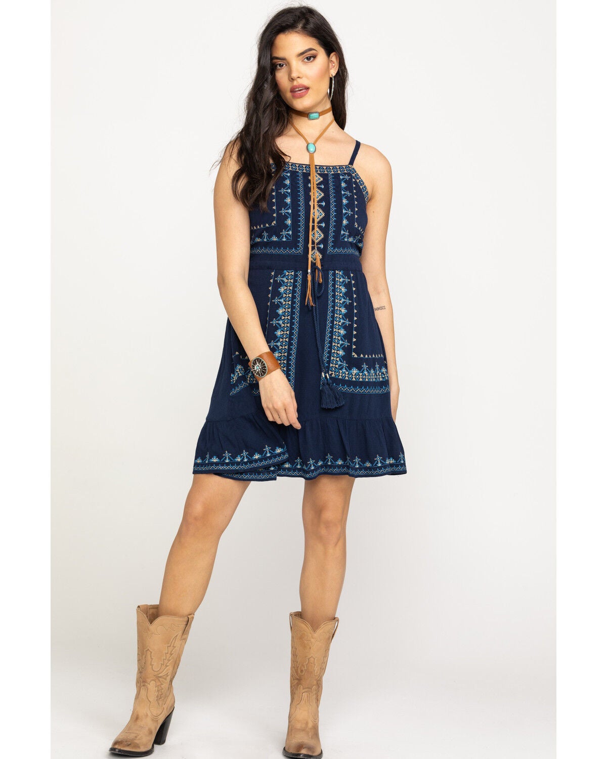 embroidered sundress