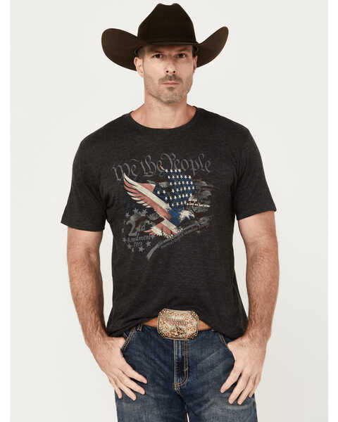 Image #1 - Cody James Men's We The People Short Sleeve Graphic T-Shirt, Charcoal, hi-res