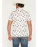 Image #4 - Rock & Roll Denim Men's Conversational Print Short Sleeve Stretch Polo, Natural, hi-res