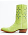 Image #3 - Planet Cowboy Women's Pee-Wee Ah Limon Leather Western Boot - Snip Toe, Green, hi-res
