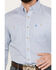 Image #2 - George Strait by Wrangler Men's Print Long Sleeve Button-Down Shirt, Blue, hi-res