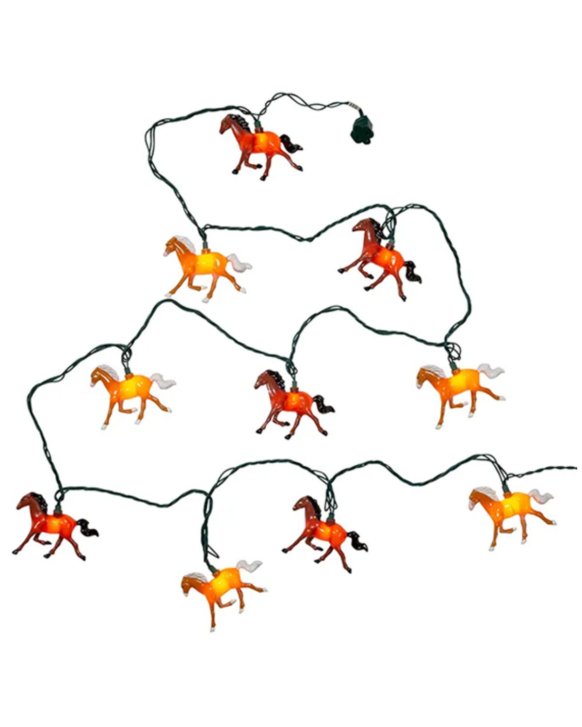 Image #2 - Kurt Adler 10-Light Running Horse String Light Set, Multi, hi-res
