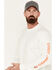 Image #2 - Cody James Men's FR Long Sleeve Graphic Work Shirt , Cream, hi-res