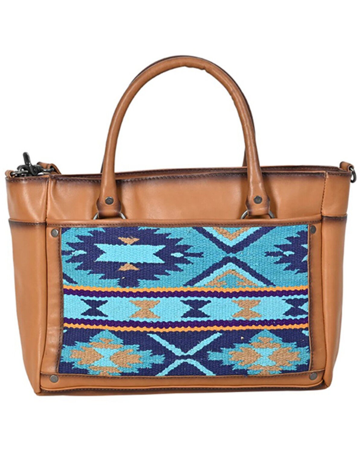 Image #2 - STS Ranchwear by Carroll Women's Mojave Sky Satchel, Blue, hi-res