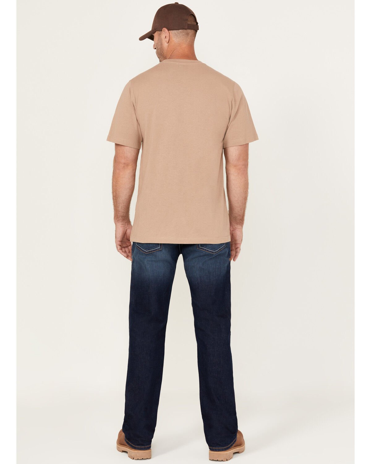 Image #3 - Ariat Men's FR M4 Stillwell Dark Wash Durastretch Relaxed Bootcut Work Jeans, Blue, hi-res