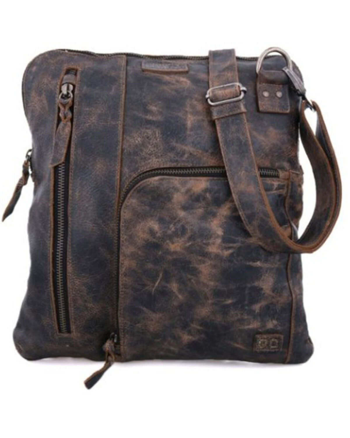 Image #1 - Bed Stu Women's Aiken Crossbody Bag, Black, hi-res
