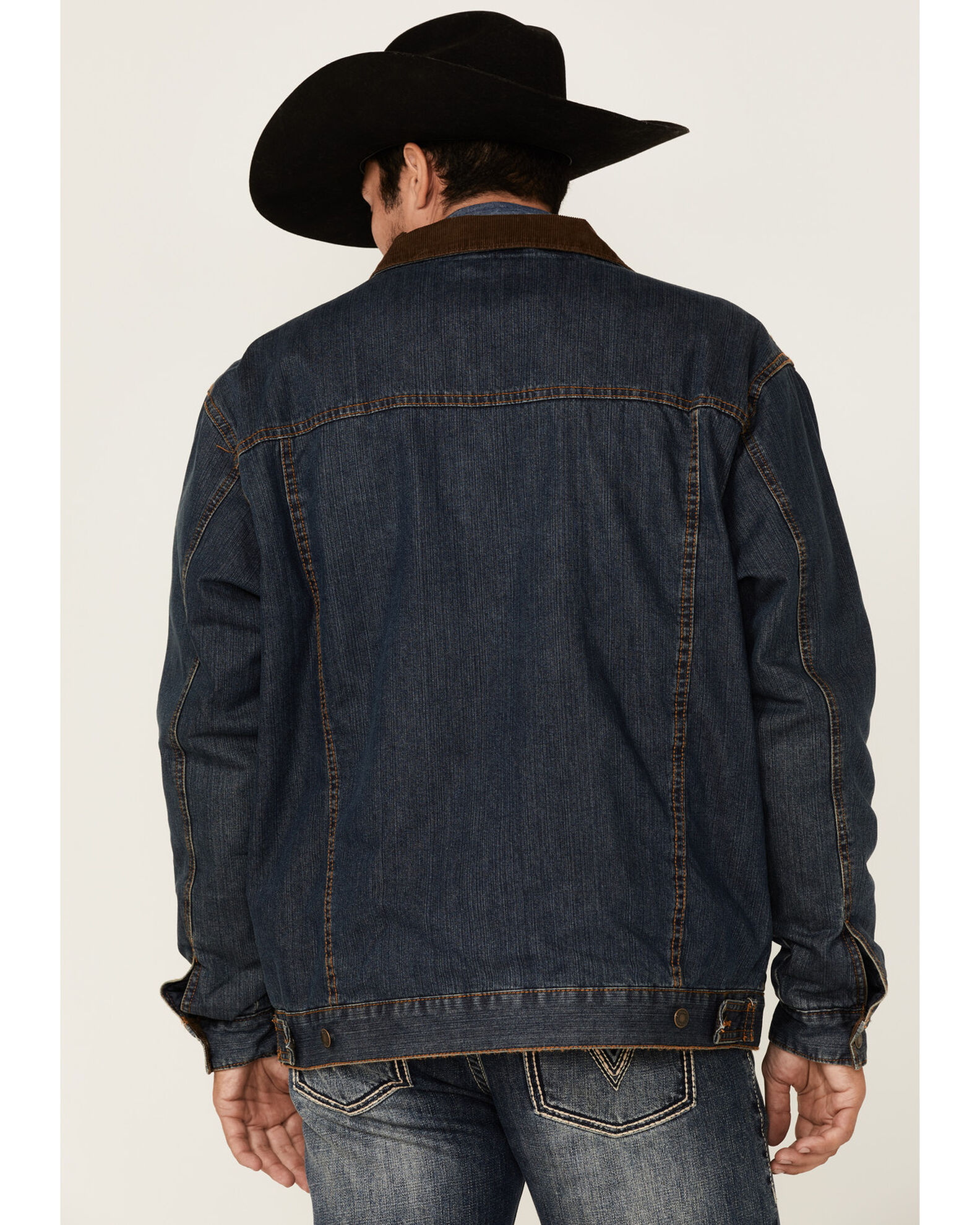 Wrangler Men s Concealed Carry Blanket Lined Denim Jacket Tall Sheplers