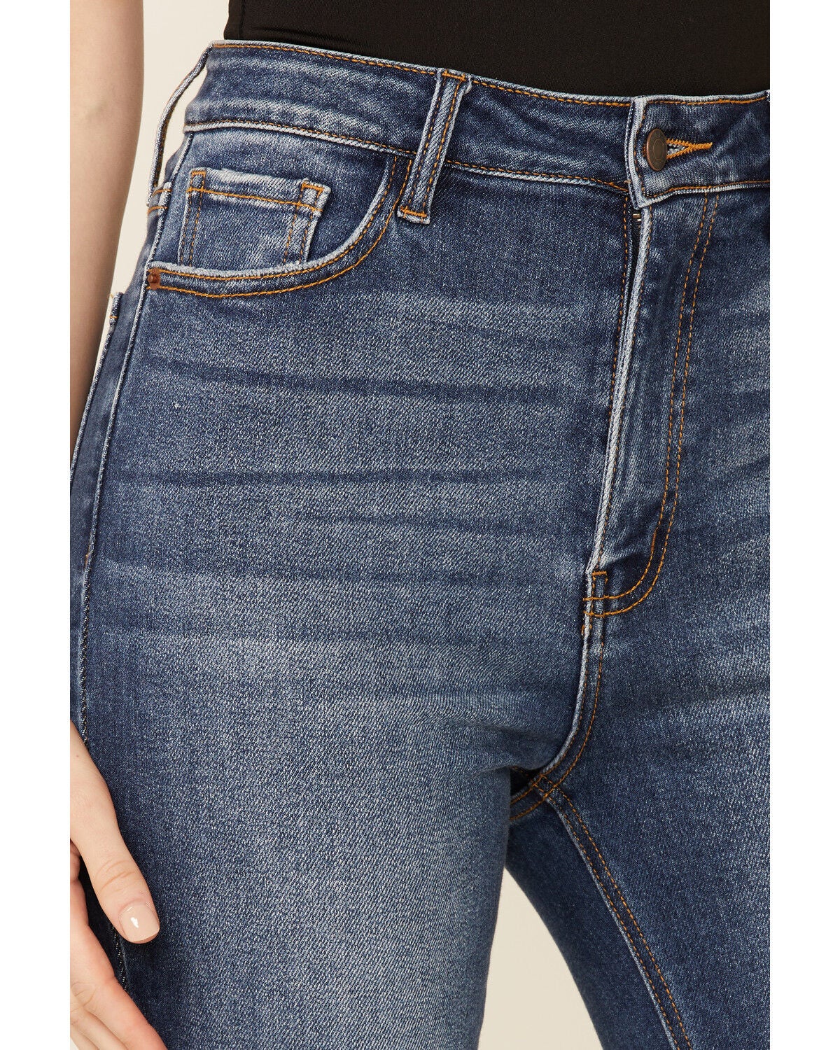 Cello Women's Medium Wash Distressed 