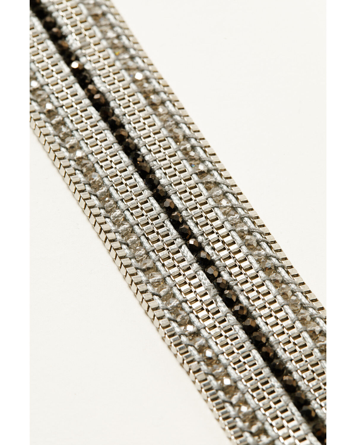 Image #2 - Shyanne Women's Beaded Holiday Magnetic Bracelet, Silver, hi-res