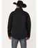 Image #4 - Cinch Men's Plaid Print Bonded Zip Softshell Jacket, Navy, hi-res
