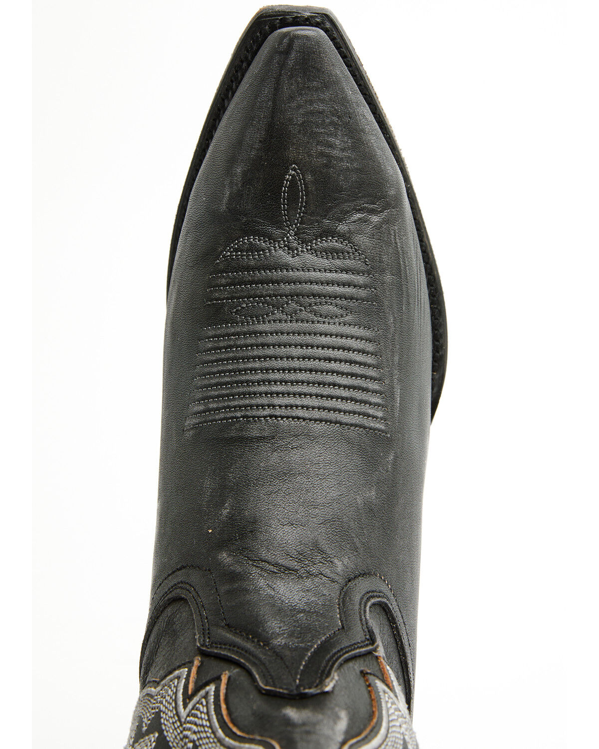 Image #6 - Dan Post Men's Diesel Western Boots - Snip Toe, Black, hi-res