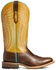 Ariat Women's Belmont Western Performance Boots - Broad Square Toe, Brown, hi-res