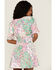 Image #4 - Beyond The Radar Women's Mixed Floral Print Corset Mini Dress, Cream, hi-res