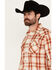 Image #2 - Pendleton Men's Frontier Plaid Print Long Sleeve Snap Western Shirt, Tan, hi-res