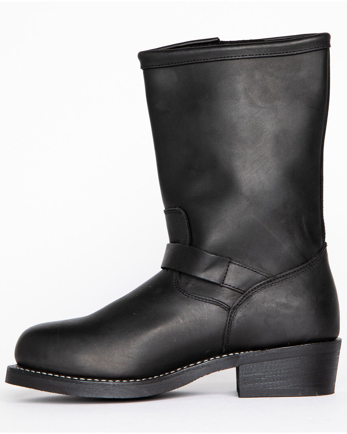 Round toe motorcycle boots Clearance