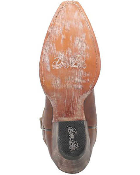 Image #7 - Dan Post Women's Corazon Western Boots - Snip Toe, Brown, hi-res