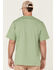 Image #4 - Hawx Men's Solid Loden Force Heavyweight Short Sleeve Work Pocket T-Shirt , Loden, hi-res