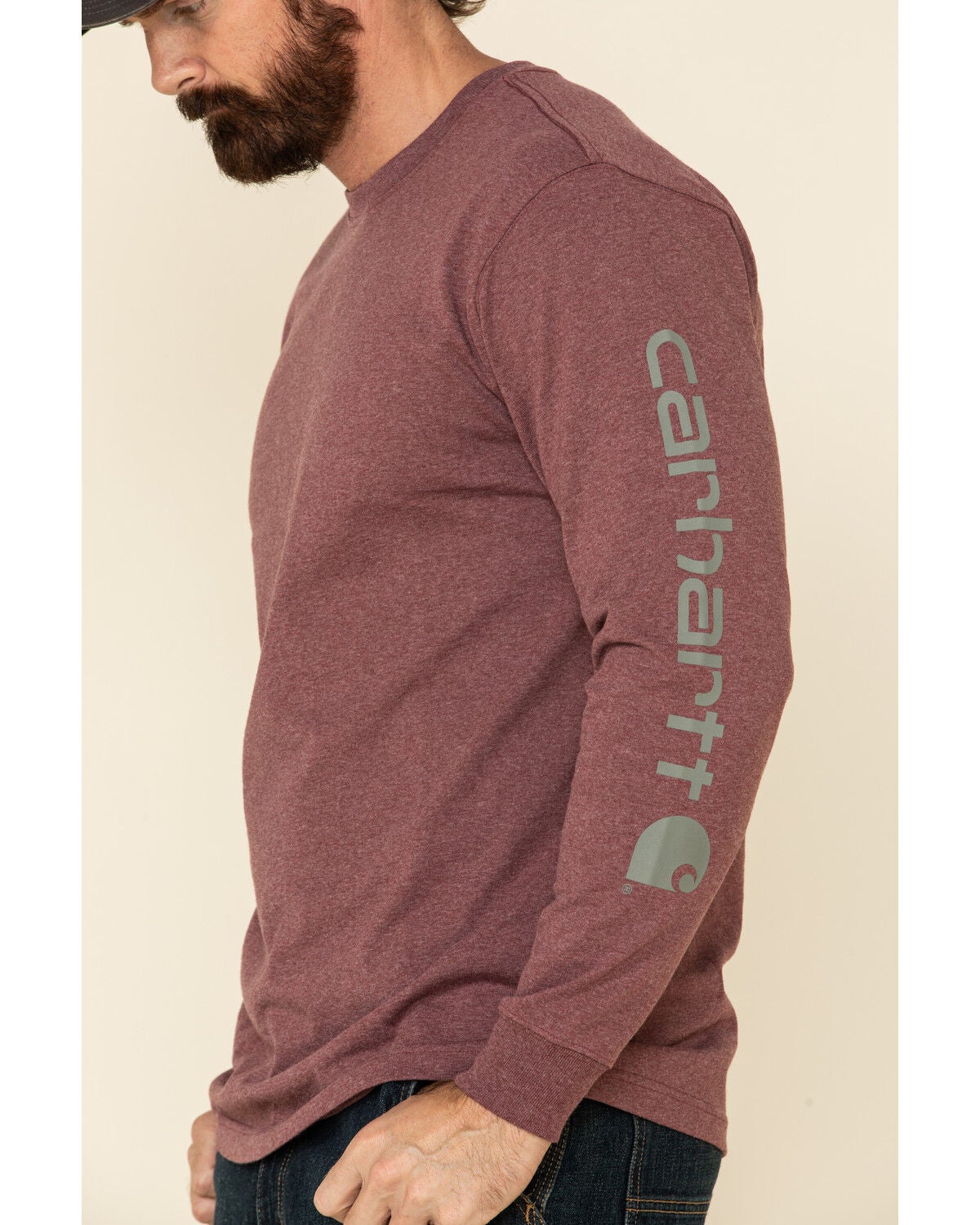 Iron Ore Heather Signature Sleeve Logo 
