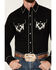 Ariat Men's Chimayo Retro Long Sleeve Pearl Snap Western Shirt, Black, hi-res