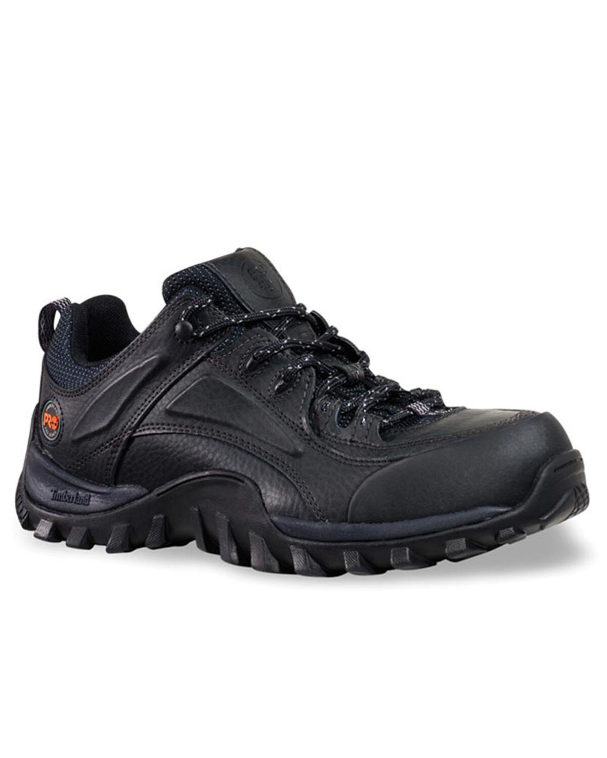 Image #1 - Timberland Pro Men's Mudsill Low Work Shoes - Steel Toe, Black, hi-res