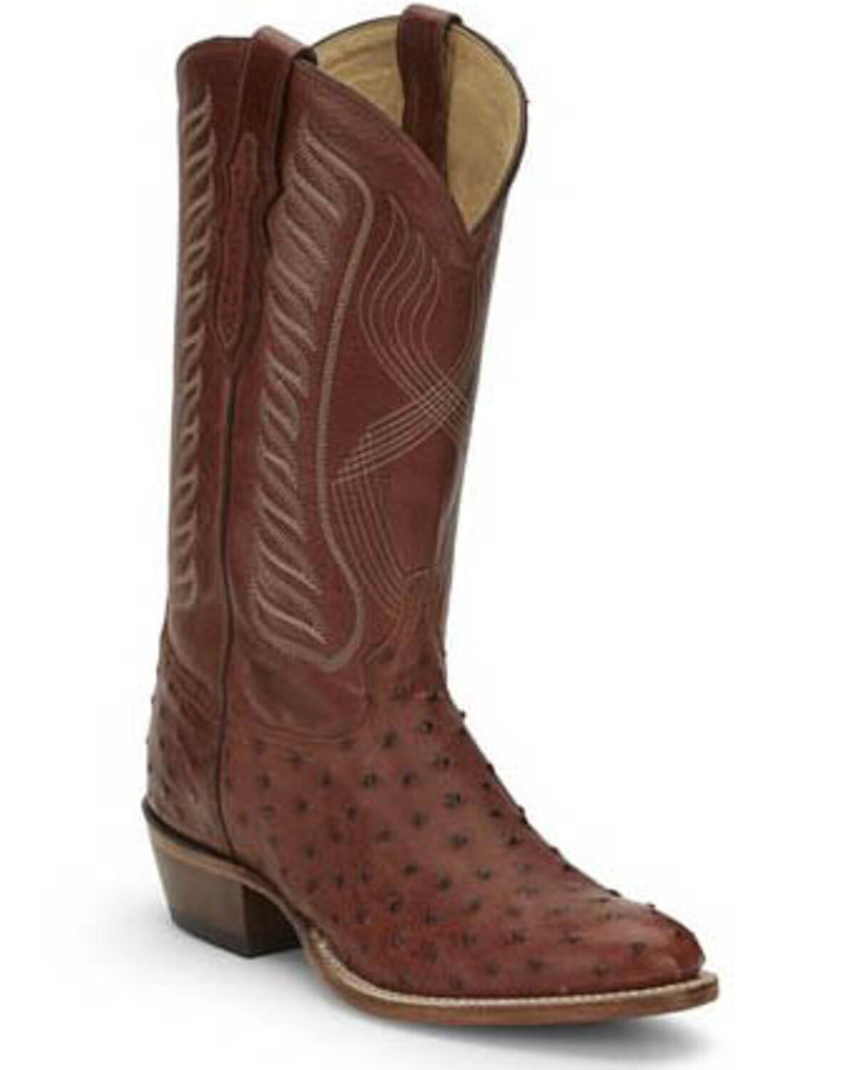 Image #1 - Tony Lama Men's McCandles Brandy Western Boots - Round Toe, Cognac, hi-res