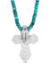 Image #2 - Montana Silversmiths Women's Authentic Faith Statement Necklace, Silver, hi-res
