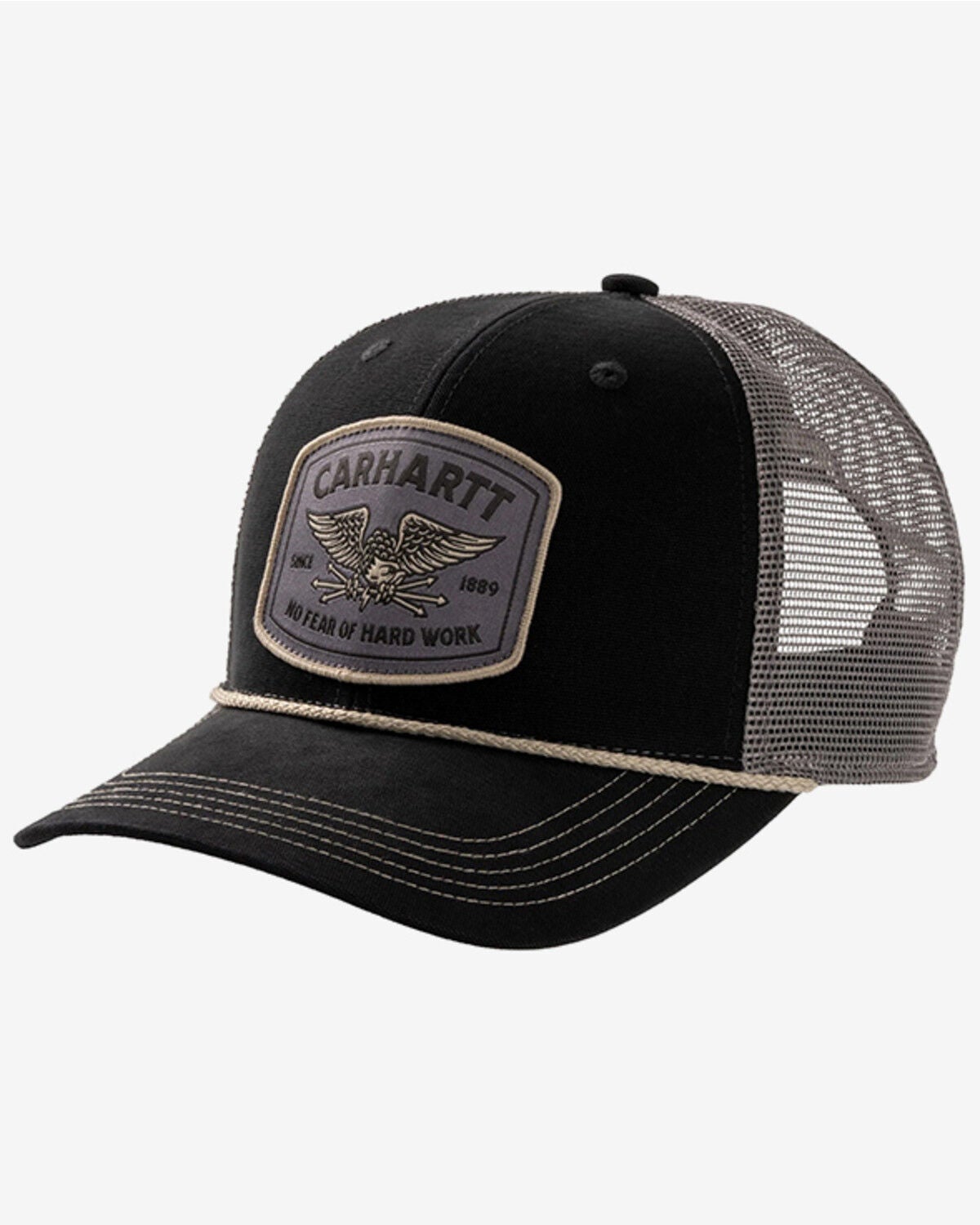 Carhartt Men's Oakland Eagle Ball Cap, Black, hi-res