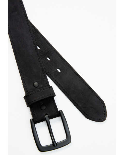 Image #2 - Hawx Men's Black Matte Buckle Belt, Black, hi-res