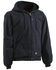 Berne Men's Original Washed Hooded Work Jacket - Quilt Lined - 3XT & 4XT, Midnight, hi-res