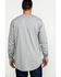 Hawx Men's FR Long Sleeve Pocket Henley Work Shirt , Medium Grey, hi-res