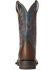 Ariat Men's Layton Western Performance Boots - Broad Square Toe, Brown, hi-res