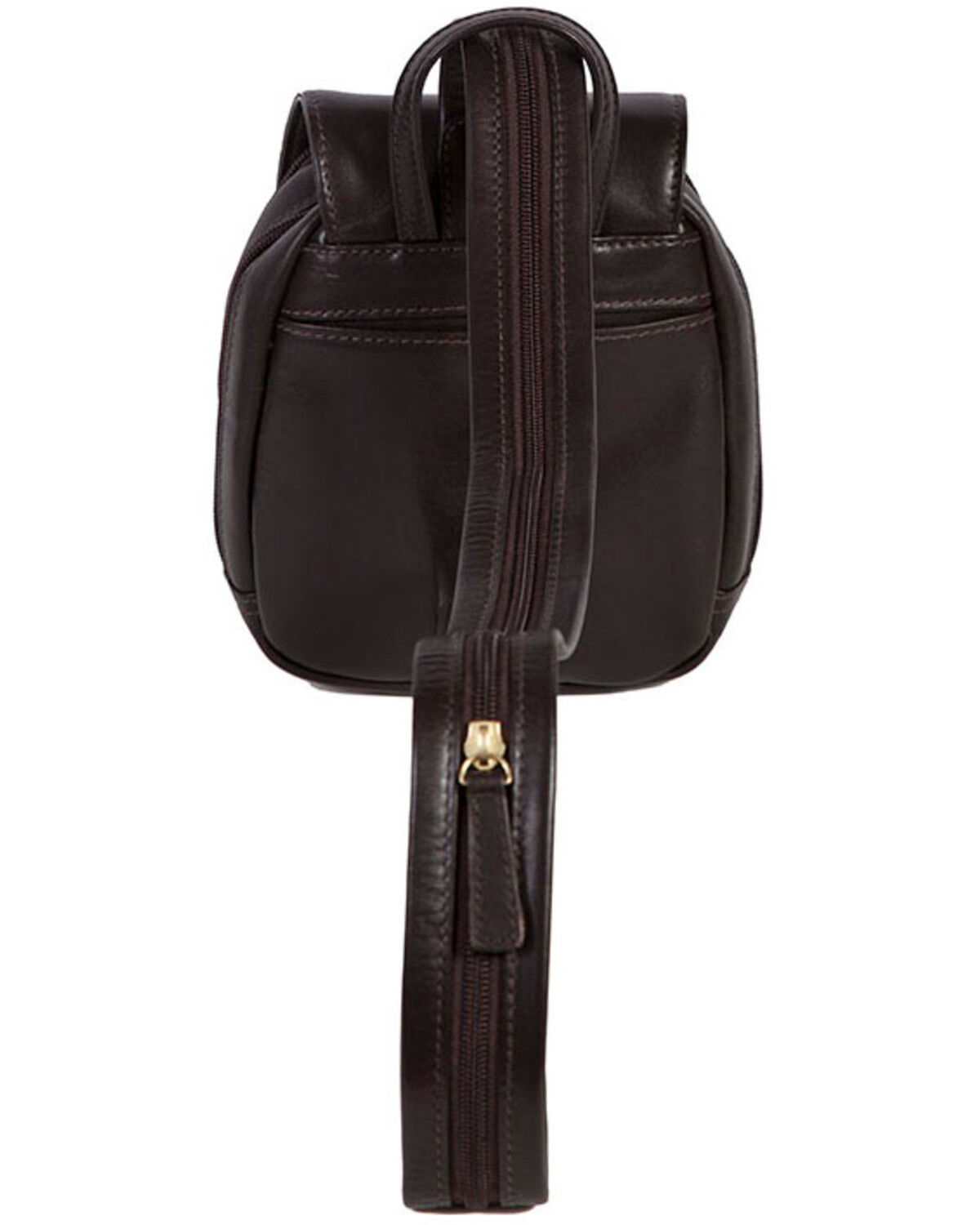Image #2 - Scully Women's Poppi Leather Mini Backpack, Chocolate, hi-res
