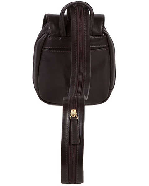 Image #2 - Scully Women's Poppi Leather Mini Backpack , Chocolate, hi-res
